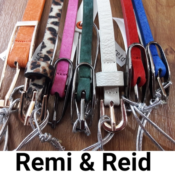 Anthropologie Accessories - 🦋 Remi & Ried Womens Slim Skinny Belts Your Choice